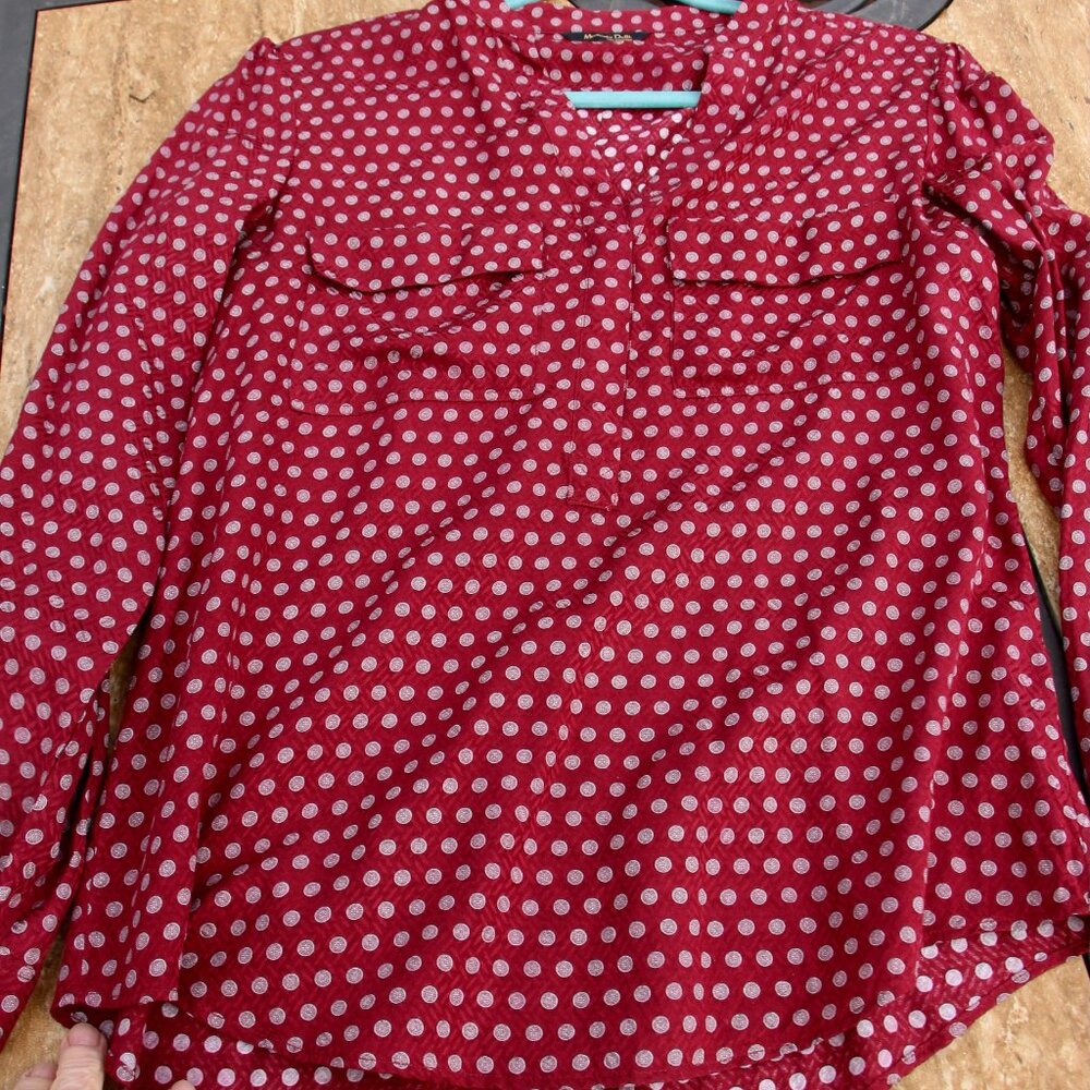 Ladies silk blouse Massimo Dutti-small